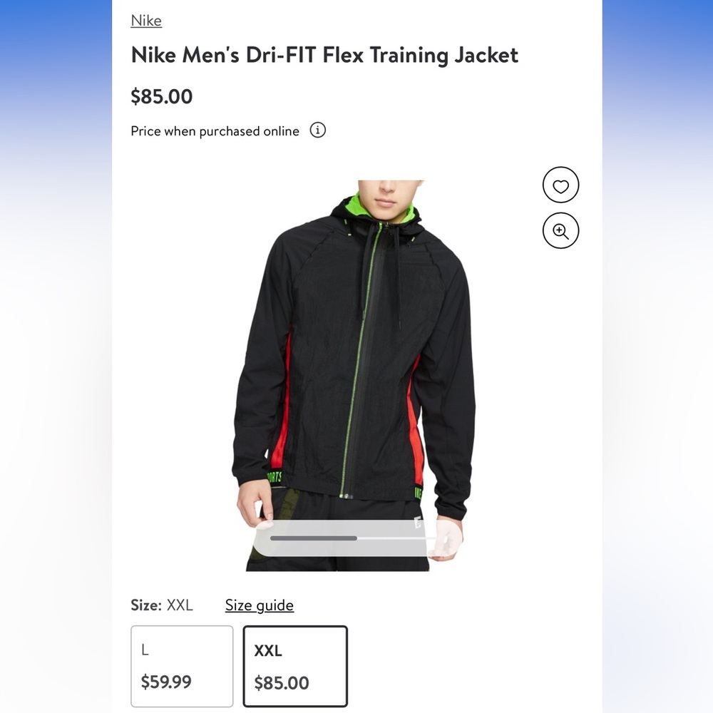 Nike Men's Sport Clash Dri Fit Flex Training Jacket